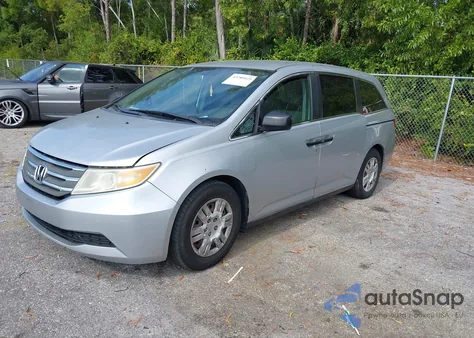 2013 Honda Odyssey Lx из США, поврежденный, VIN 5FNRL5H2XDB001052